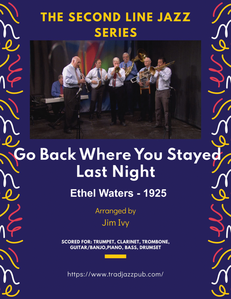 Go Back Where You Stayed Last Night Jazz Ensemble scores gallery preview page 1
