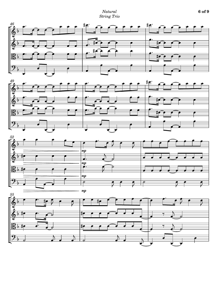 Natural String Trio scores gallery preview page 6
