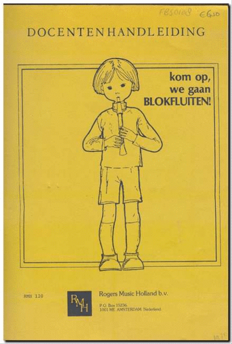 Kom Op We Gaan Blokfluiten Recorder scores gallery preview page 1