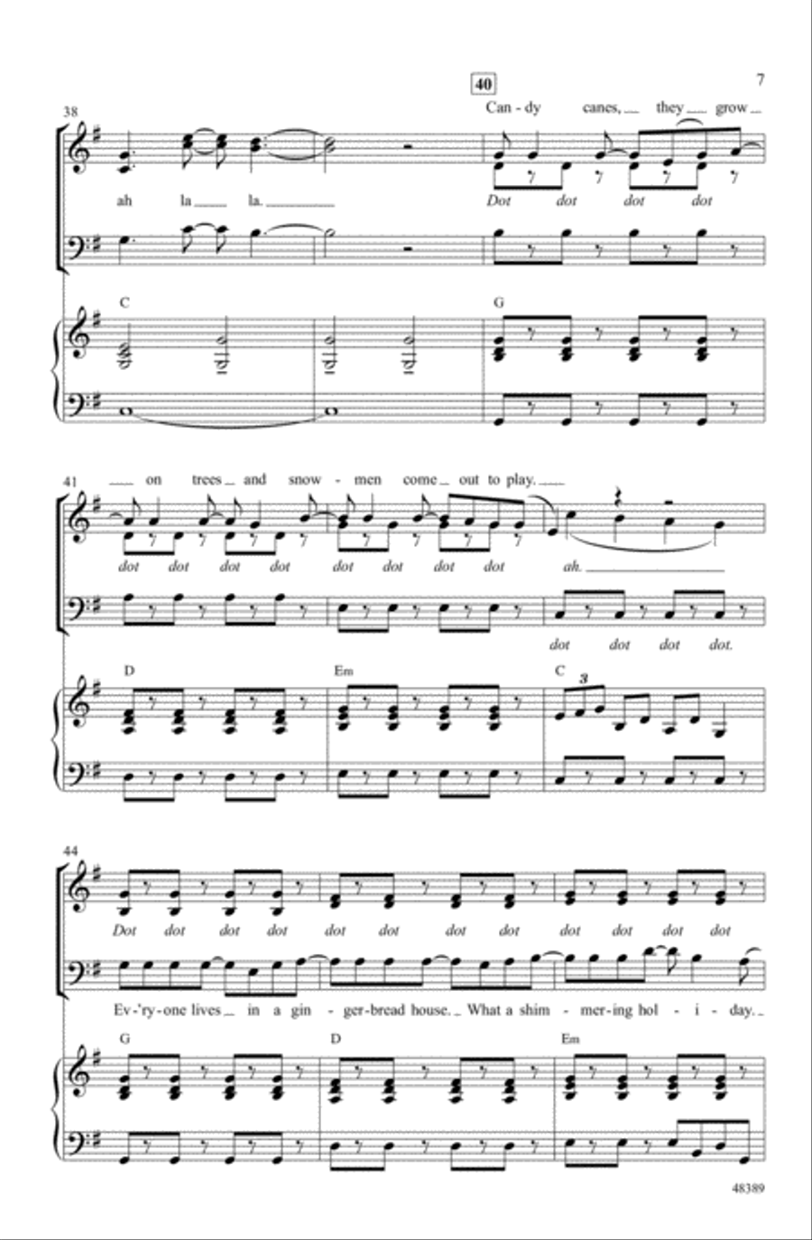 Snow Globe Snow Globe Choir scores gallery preview page 6