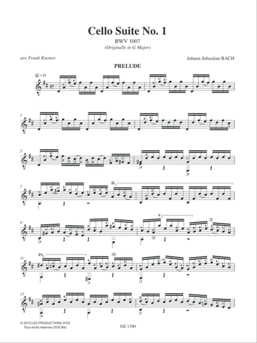 Cello Suite No. 1 Cello scores gallery preview page 3