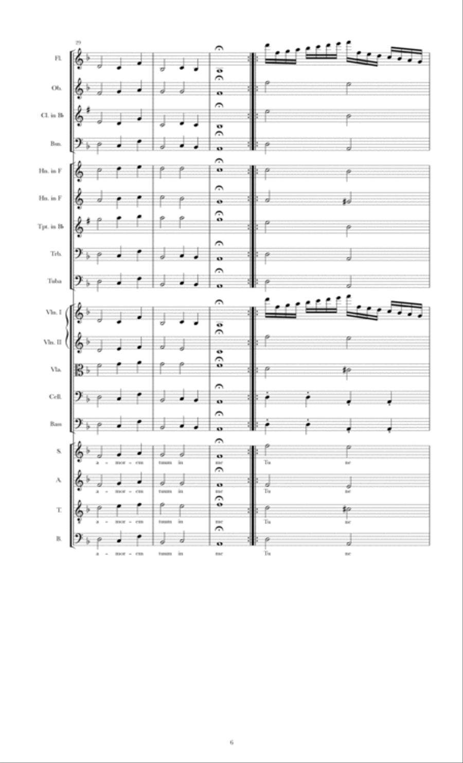 Lay All Your Love On Me Chamber Music scores gallery preview page 6