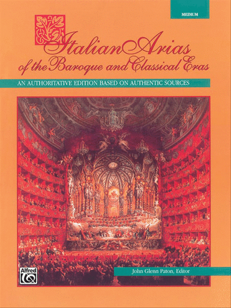 Italian Arias of the Baroque and Classical Eras Voice Solo scores gallery preview page 1
