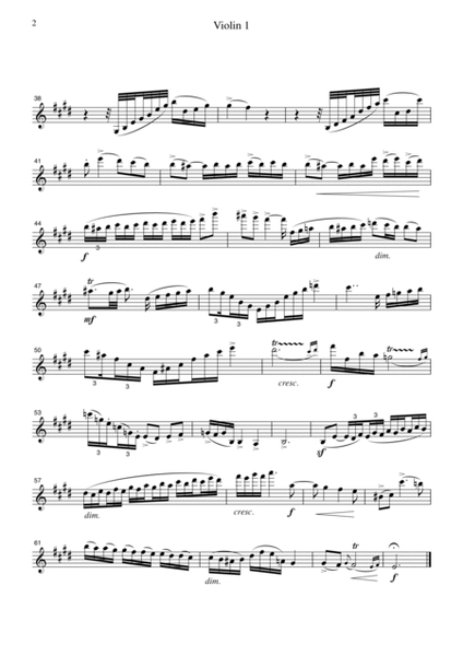 Saint-Saens Sarabande, for string quartet, CS402 image number null