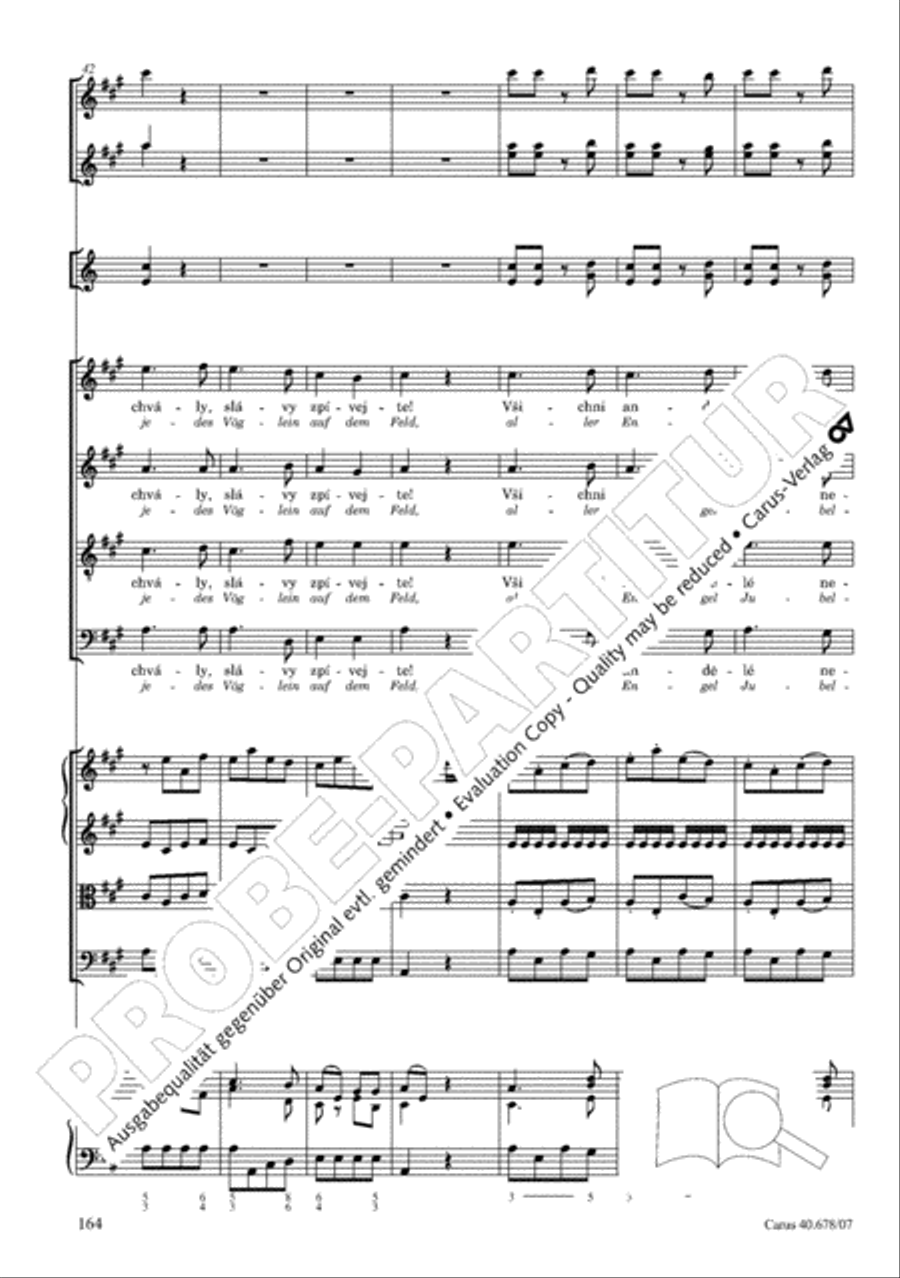 Missa pastoralis bohemica 4-Part scores gallery preview page 177