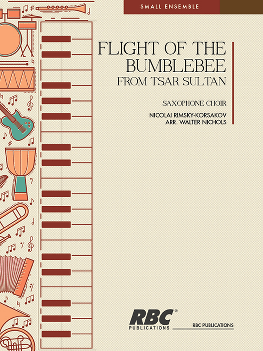 Flight Of The Bumble Bee Saxophone Choir Alto Saxophone scores gallery preview page 1