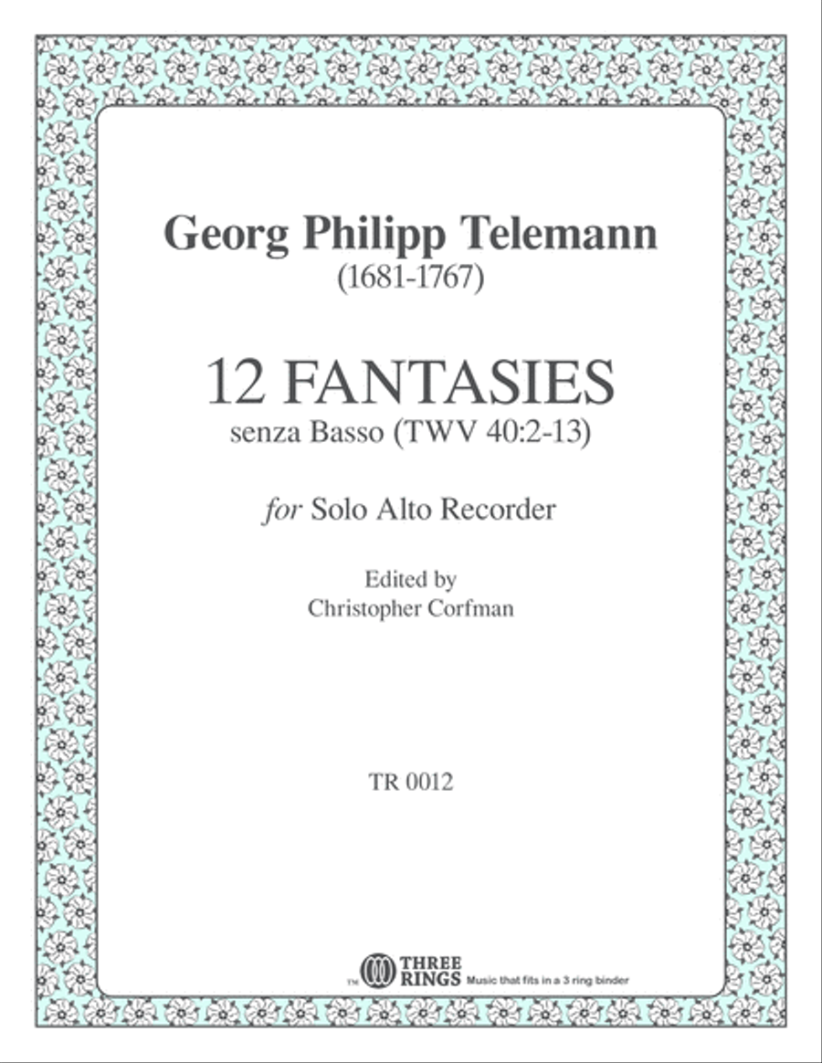 12 Fantasies Chamber Music scores gallery preview page 1