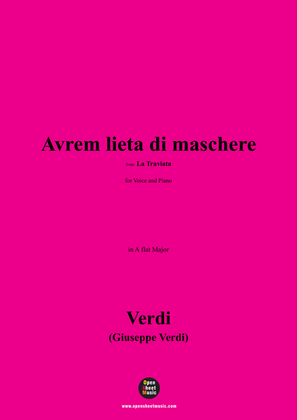 Verdi-Avrem lieta di maschere(Finale II),Act 2 No.11,in A flat Major