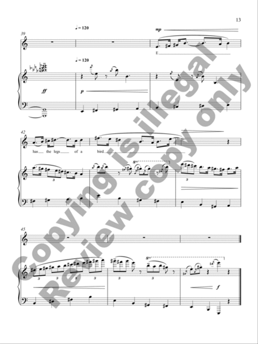 Piano Lessons Tenor Voice scores gallery preview page 10