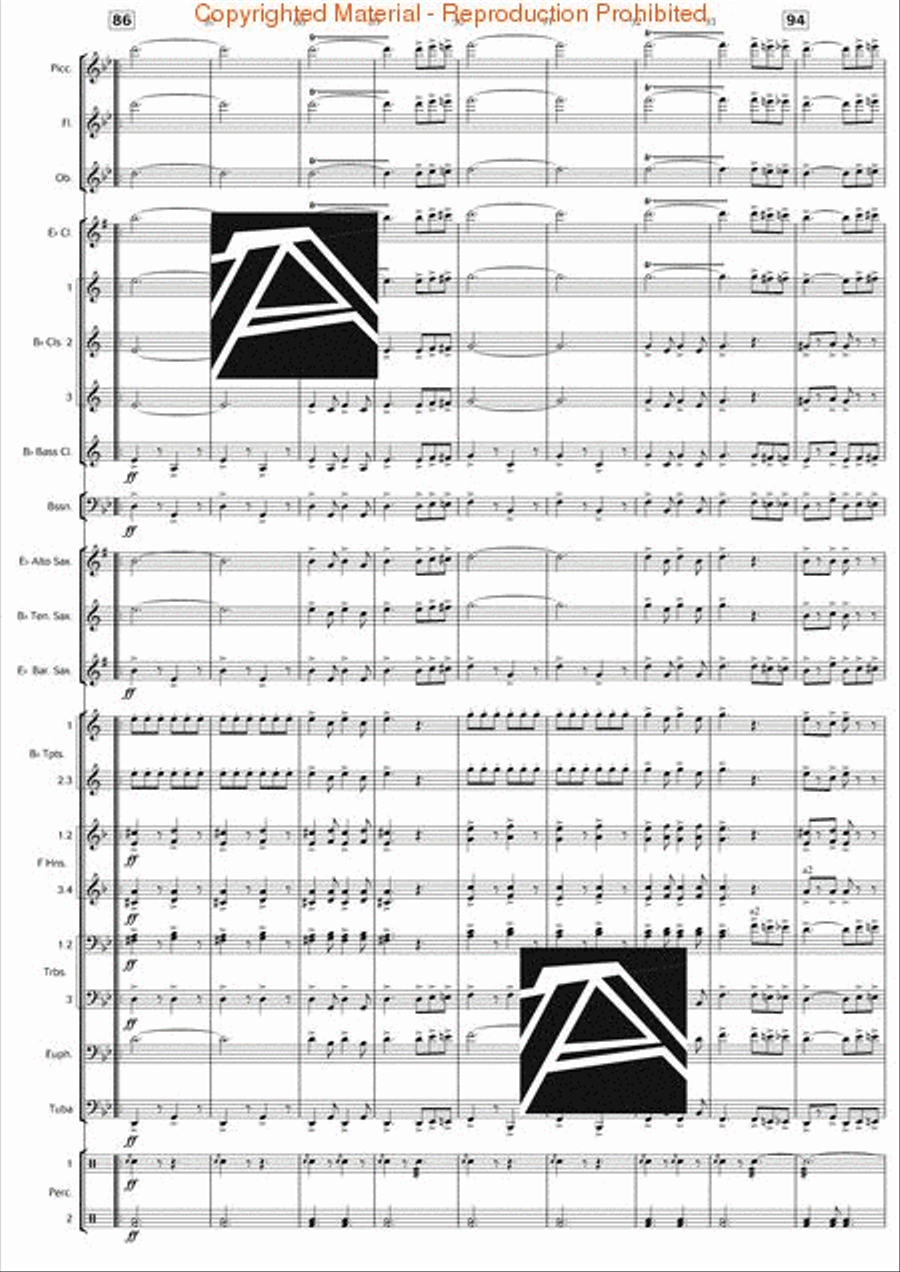 The Wind in the Willows Concert Band scores gallery preview page 11