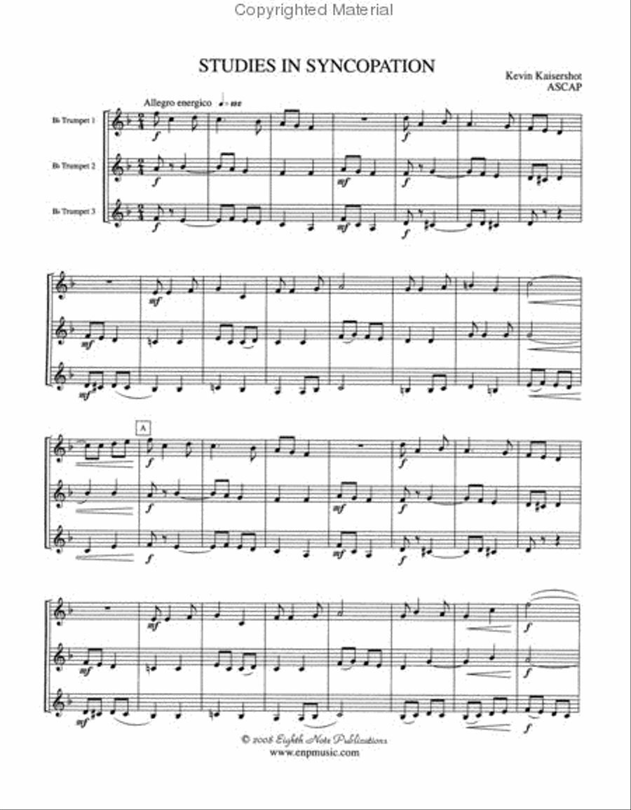 Studies in Syncopation Small Ensemble scores gallery preview page 2