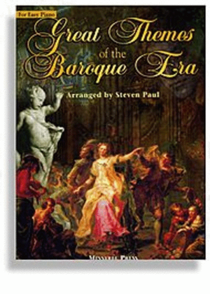 Book cover for Great Themes Of The Baroque Era Easy Piano
