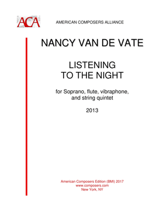[Van de Vate] Listening to the Night