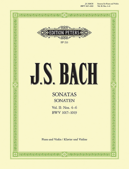 Violin Sonatas Vol. 2: Nos. 4-6