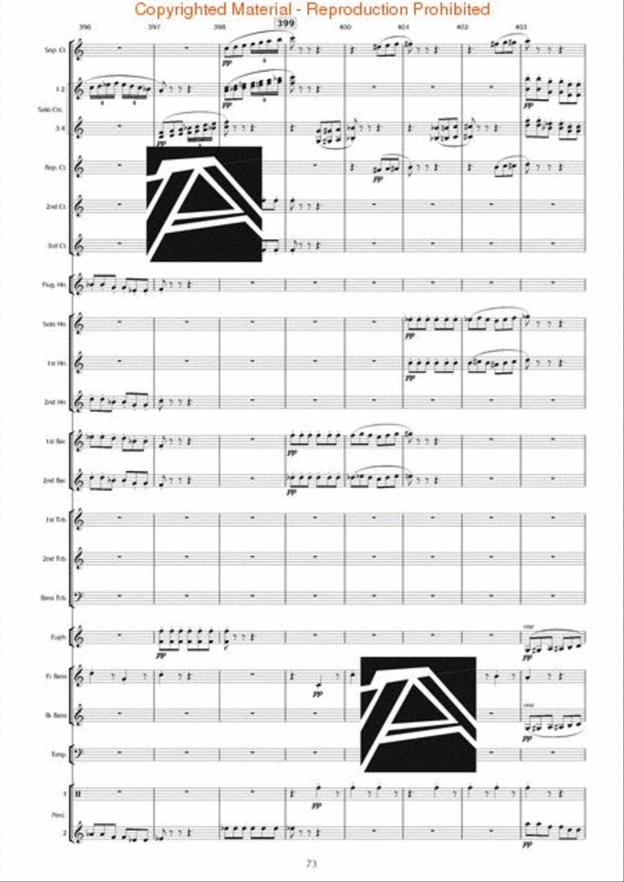 Surround Sound Brass Band scores gallery preview page 74