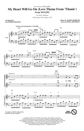 My Heart Will Go On (Love Theme From 'Titanic') (arr. Alan Billingsley)