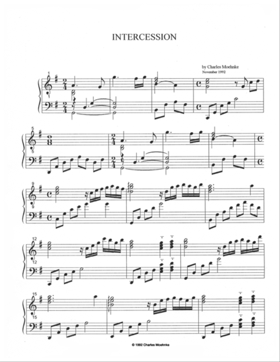 2 Easy Piano Solos for Church Services Easy Piano scores gallery preview page 2