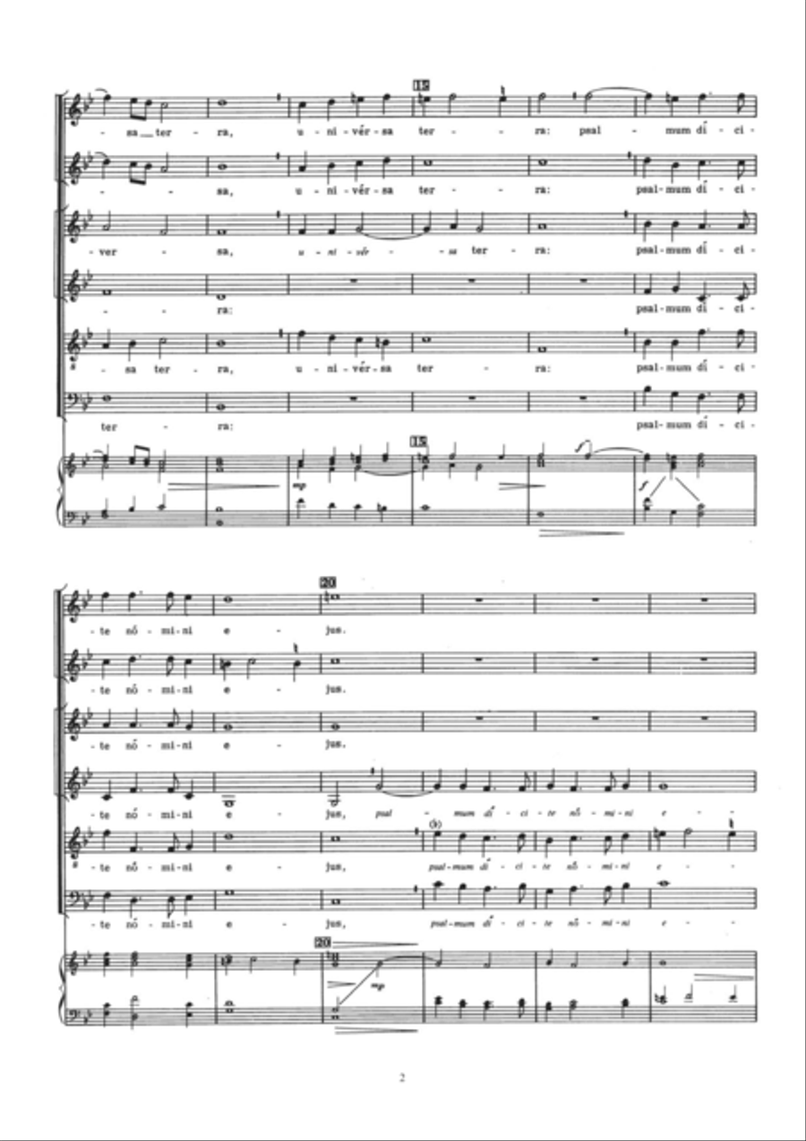 Jubilate Deo Jubilate Deo 4-Part scores gallery preview page 2
