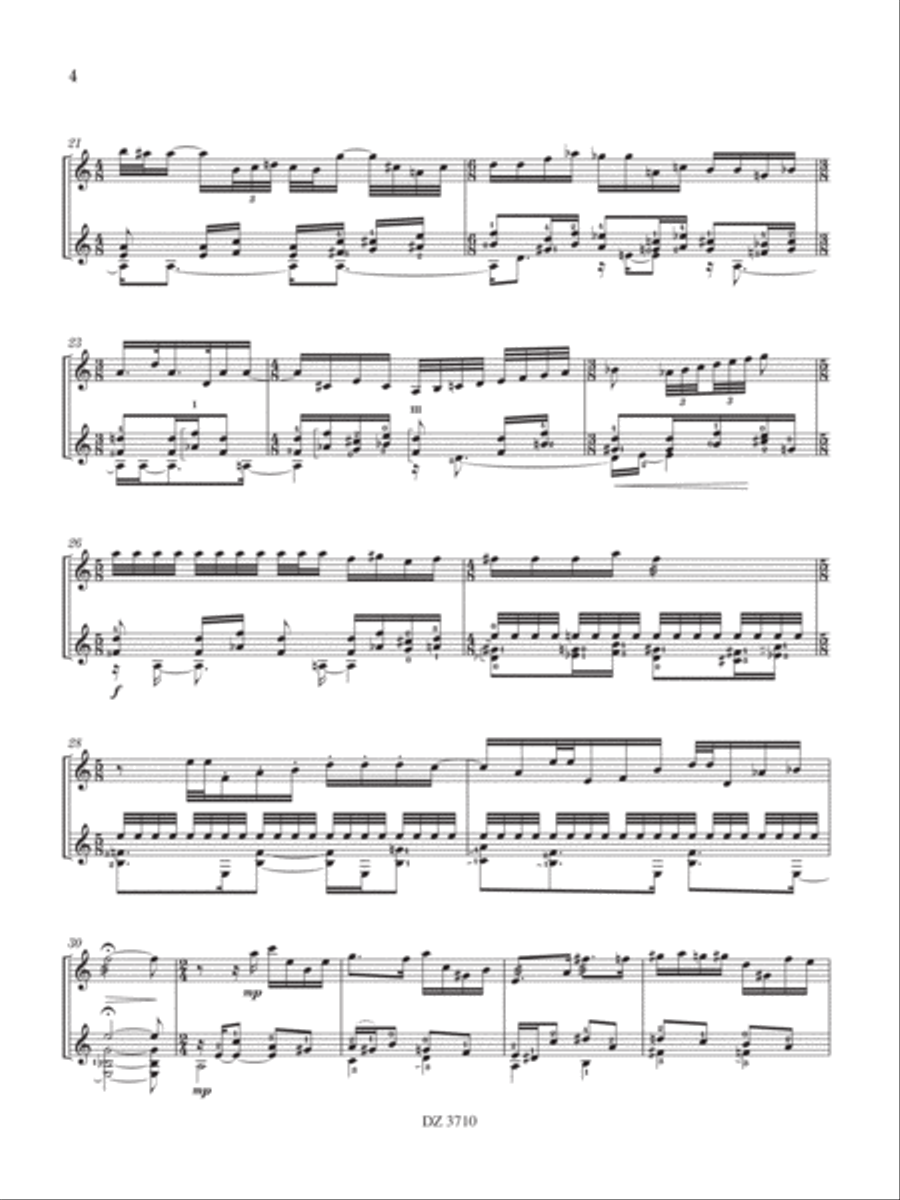 Sherwood Forest Classical Guitar scores gallery preview page 5