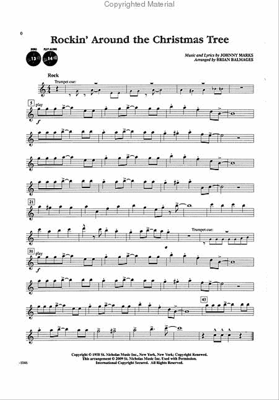 Sensational Solos! Popular Christmas, B-flat Tenor Saxophone Tenor Saxophone scores gallery preview page 3