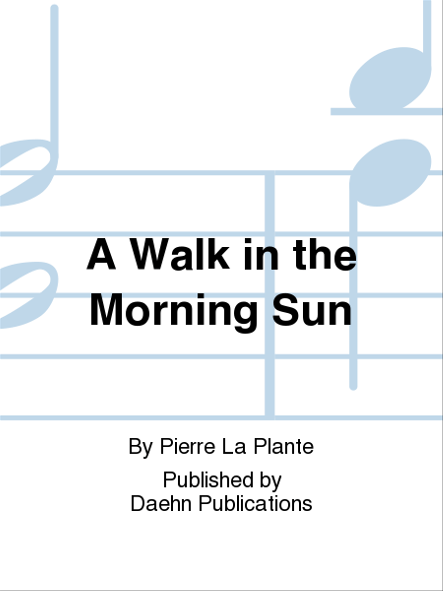 A Walk in the Morning Sun Concert Band scores gallery preview page 1