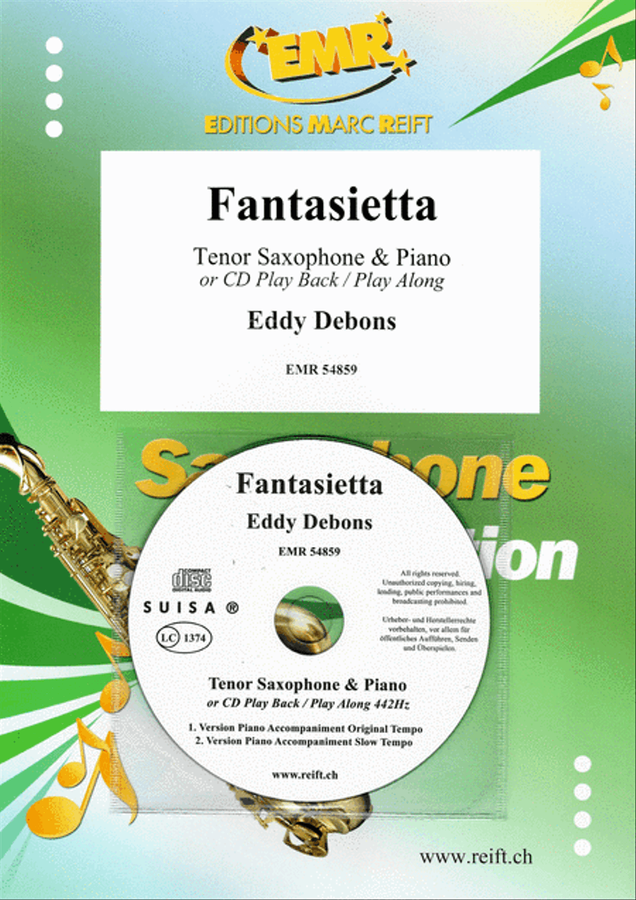 Fantasietta Tenor Saxophone scores gallery preview page 1