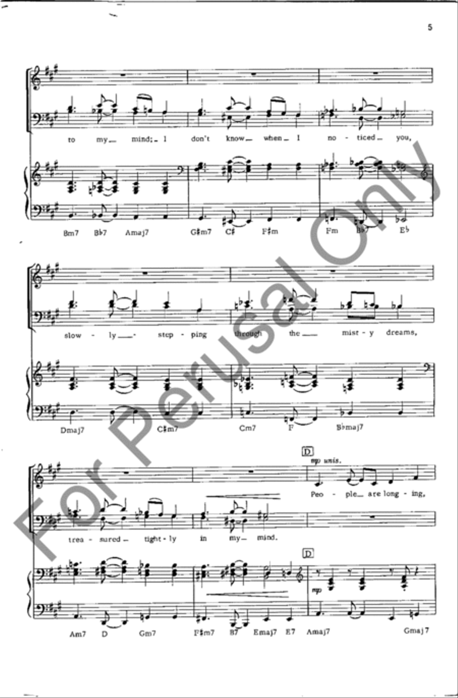 Smiling Smiling 4-Part scores gallery preview page 5