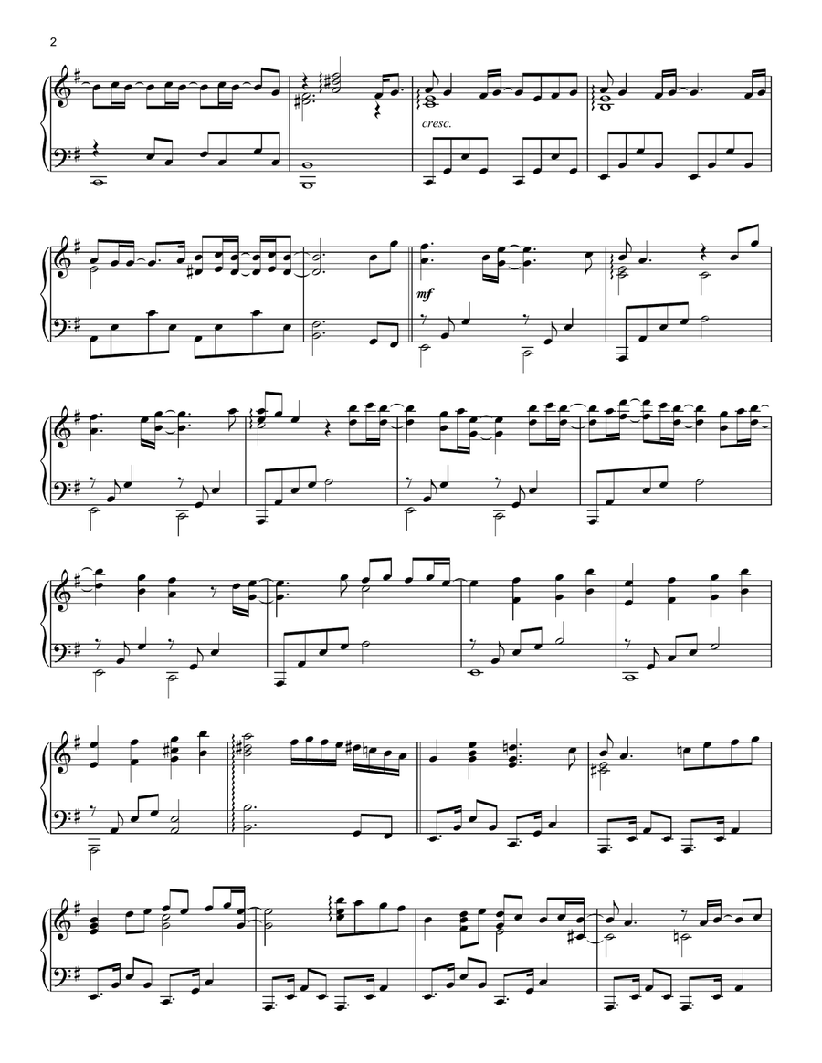 No Time To Die No Time To Die Piano Solo scores gallery preview page 2
