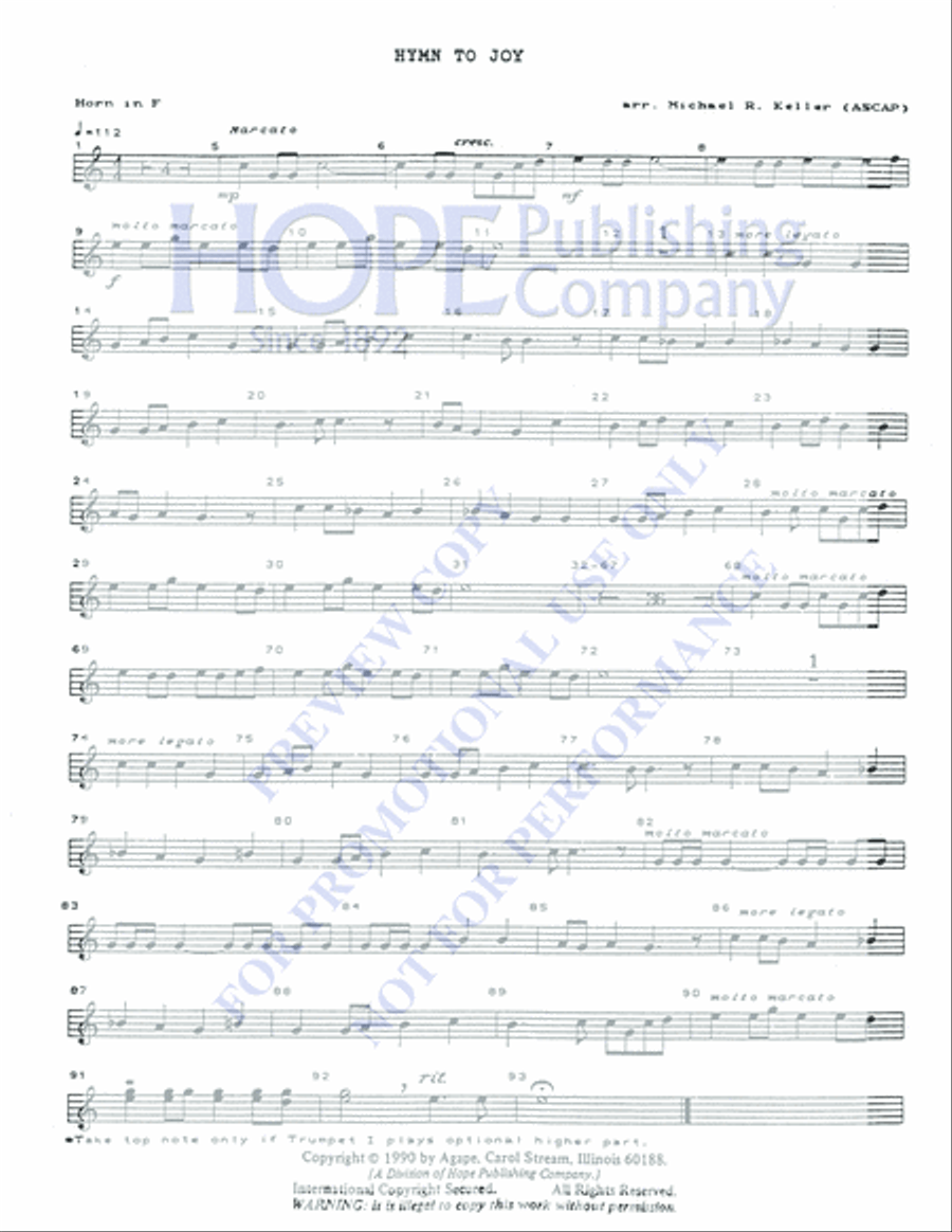 Hymn to Joy 5-Octaves scores gallery preview page 4