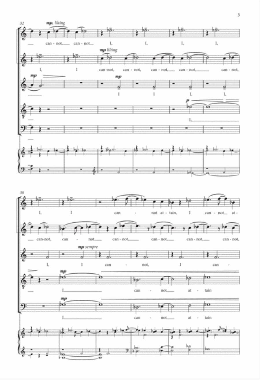 I Cannot Attain Unto It 4-Part scores gallery preview page 3