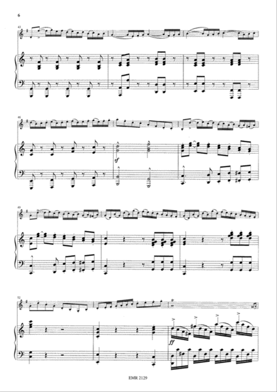 Sonate en la mineur Horn scores gallery preview page 7