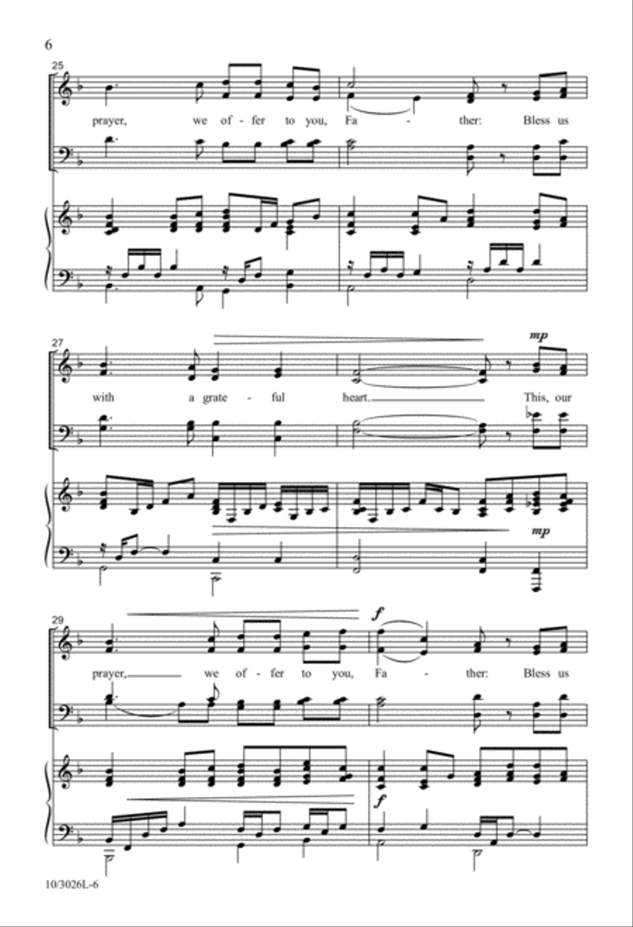 A Grateful Heart 4-Part scores gallery preview page 6