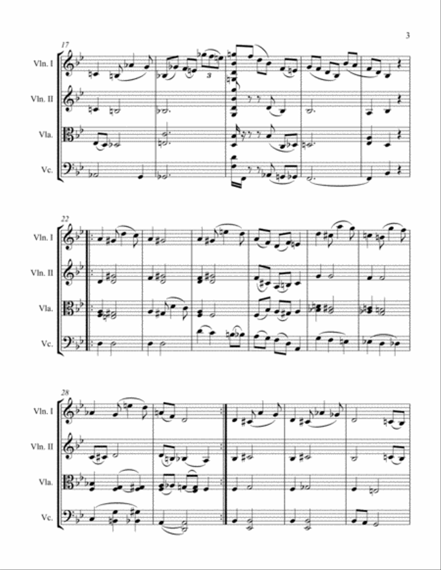 Albumblad String Quartet scores gallery preview page 3