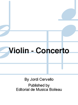 Violin - Concerto