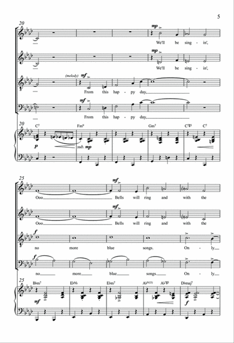 From This Moment On From This Moment On 4-Part scores gallery preview page 4