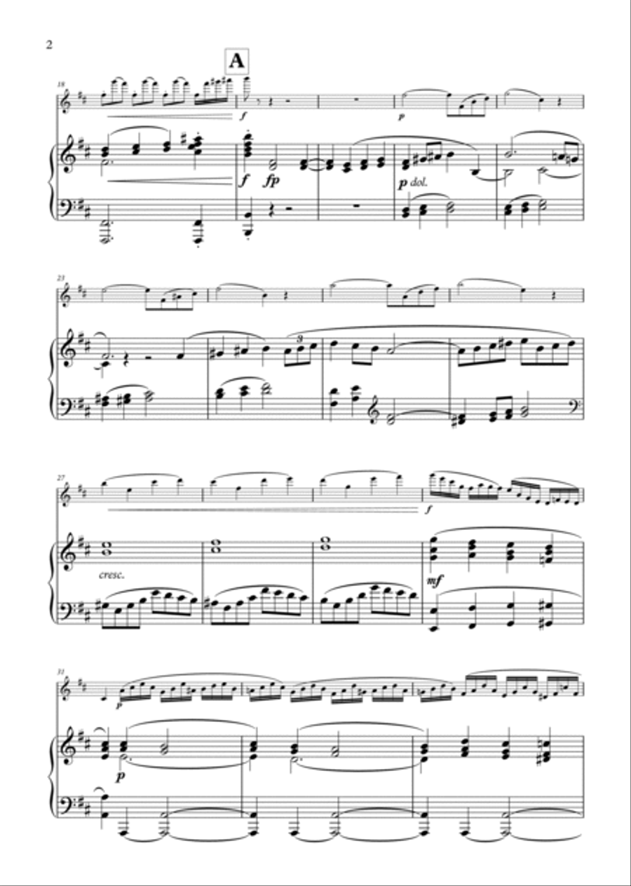 Concerto No. 2 for Violin, b-minor Violin Solo scores gallery preview page 2