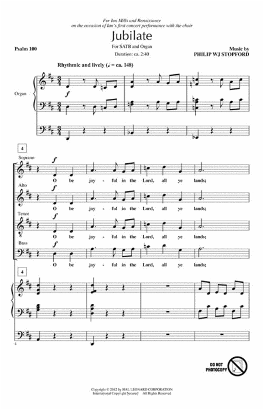 Jubilate 4-Part scores gallery preview page 2