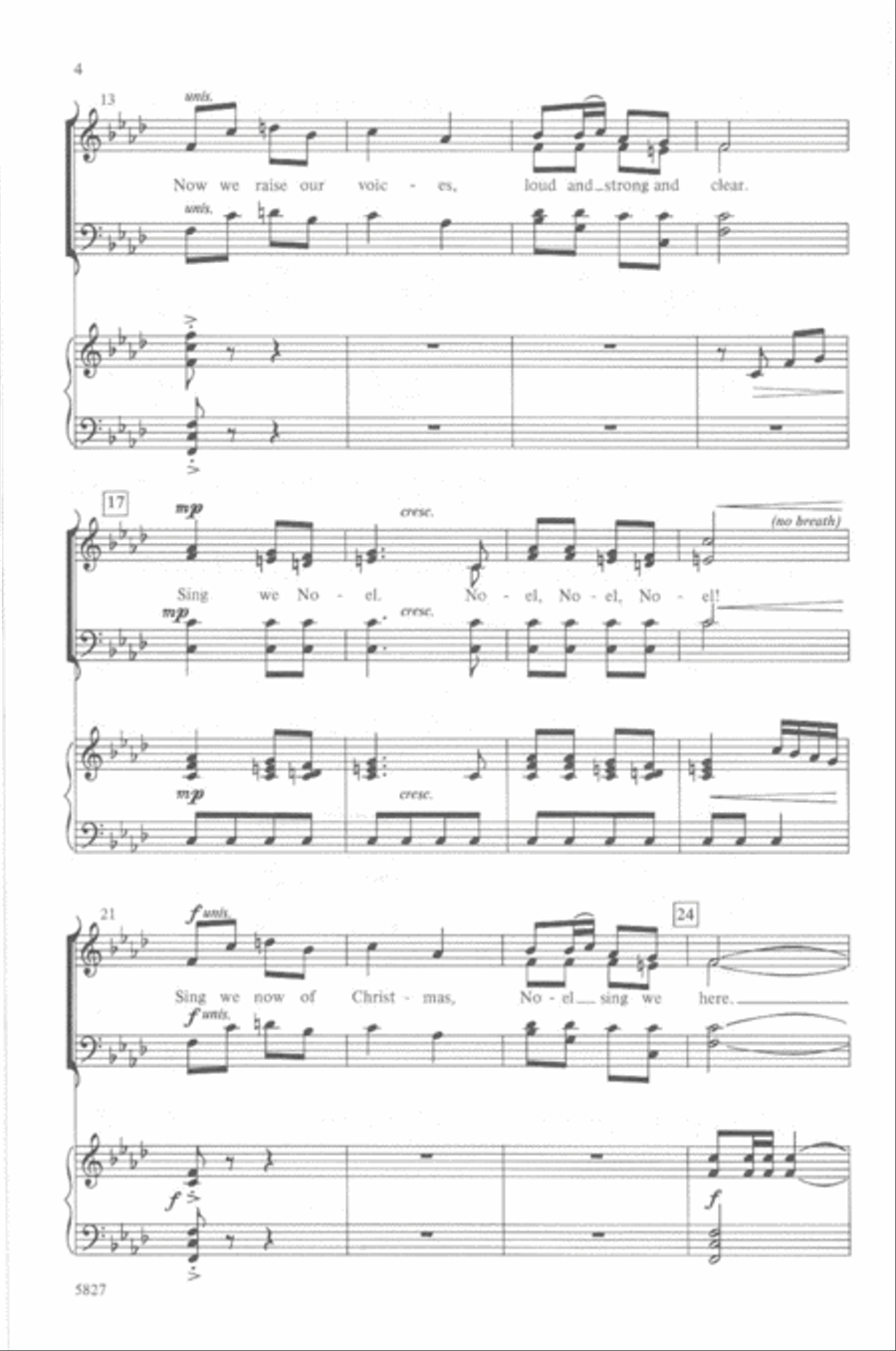 Sing We Now of Christmas Sing We Now of Christmas 4-Part scores gallery preview page 3