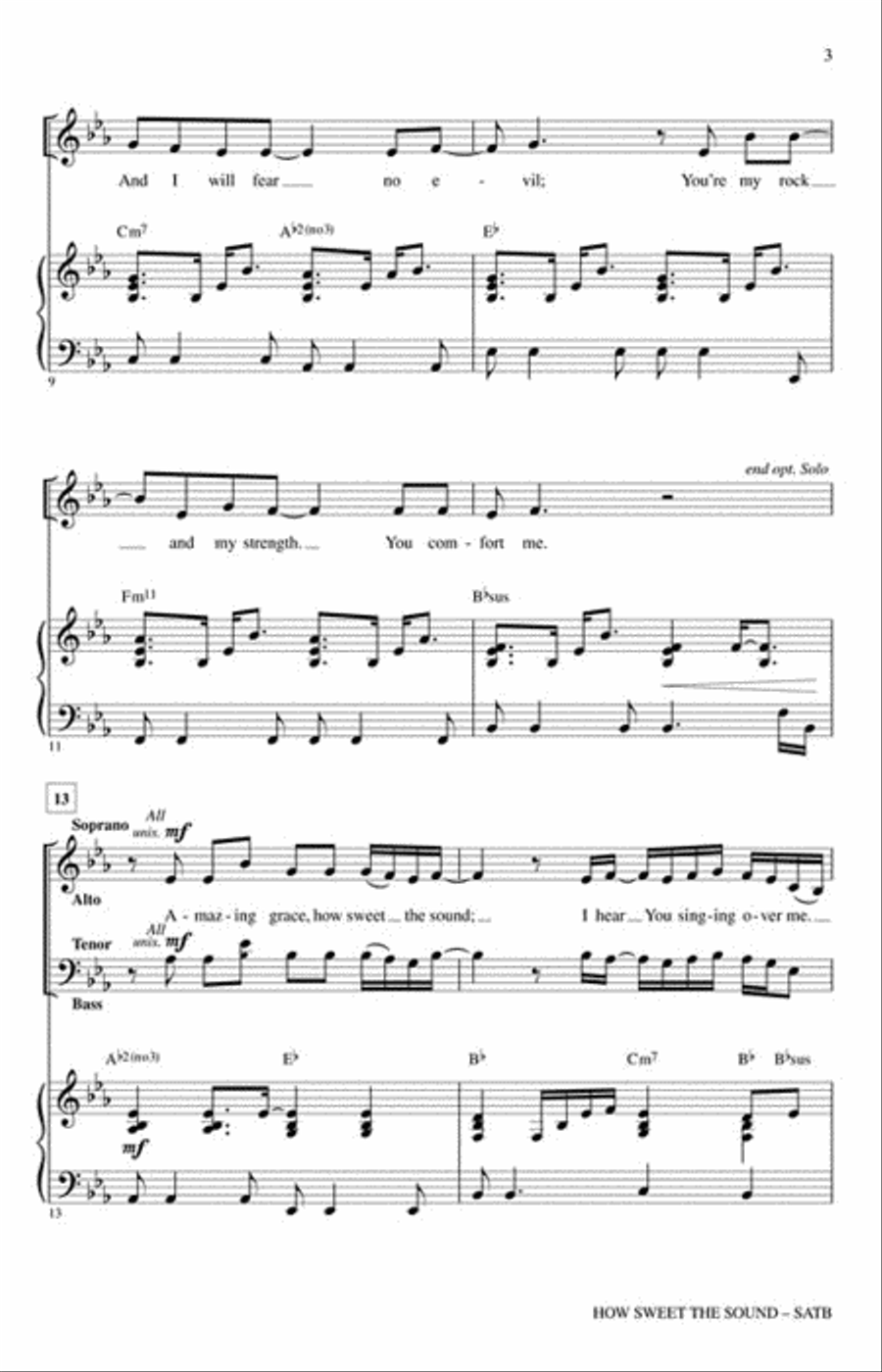 How Sweet the Sound How Sweet the Sound Choir scores gallery preview page 3