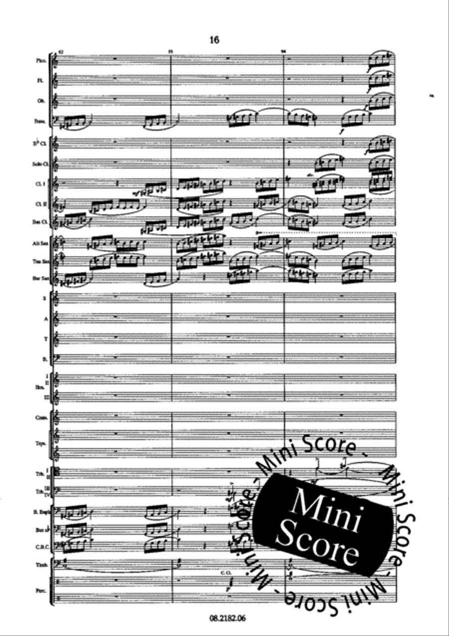 Oratorio Olympique SATB/Harmonie 4-Part scores gallery preview page 20