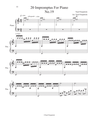 Impromptu No.19 For Piano