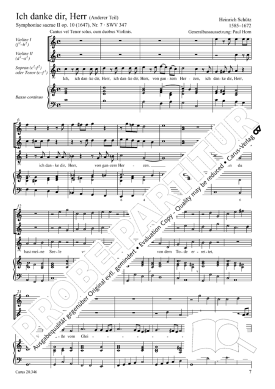 Ich werde nicht sterben (Erster Teil) Score scores gallery preview page 8