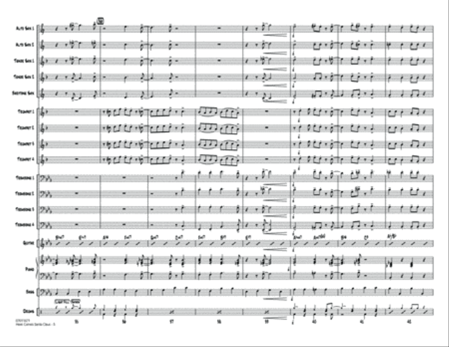Here Comes Santa Claus (Right Down Santa Claus Lane) - Full Score Score scores gallery preview page 5