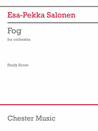 Book cover for Fog (For Orchestra) (study Score)
