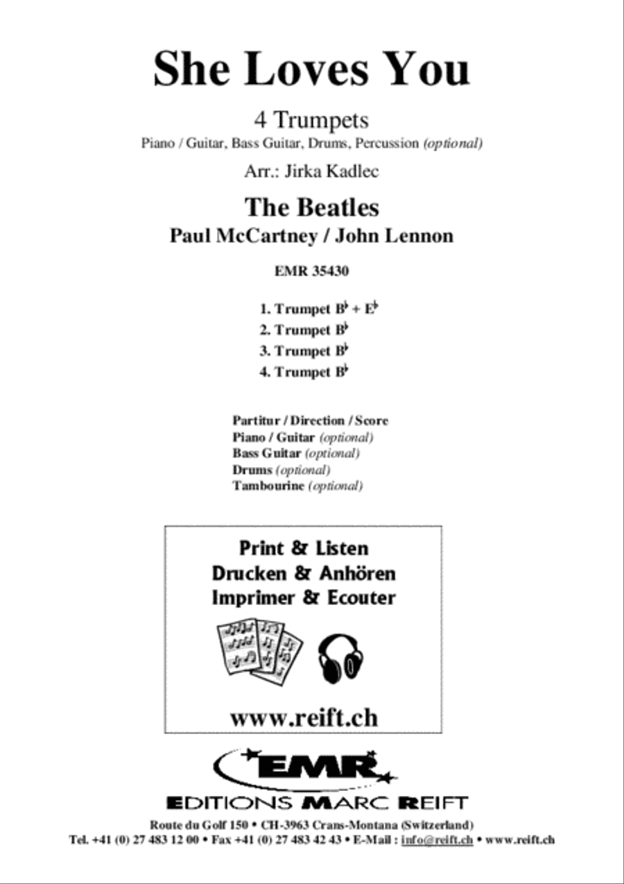 She Loves You Trumpet scores gallery preview page 2
