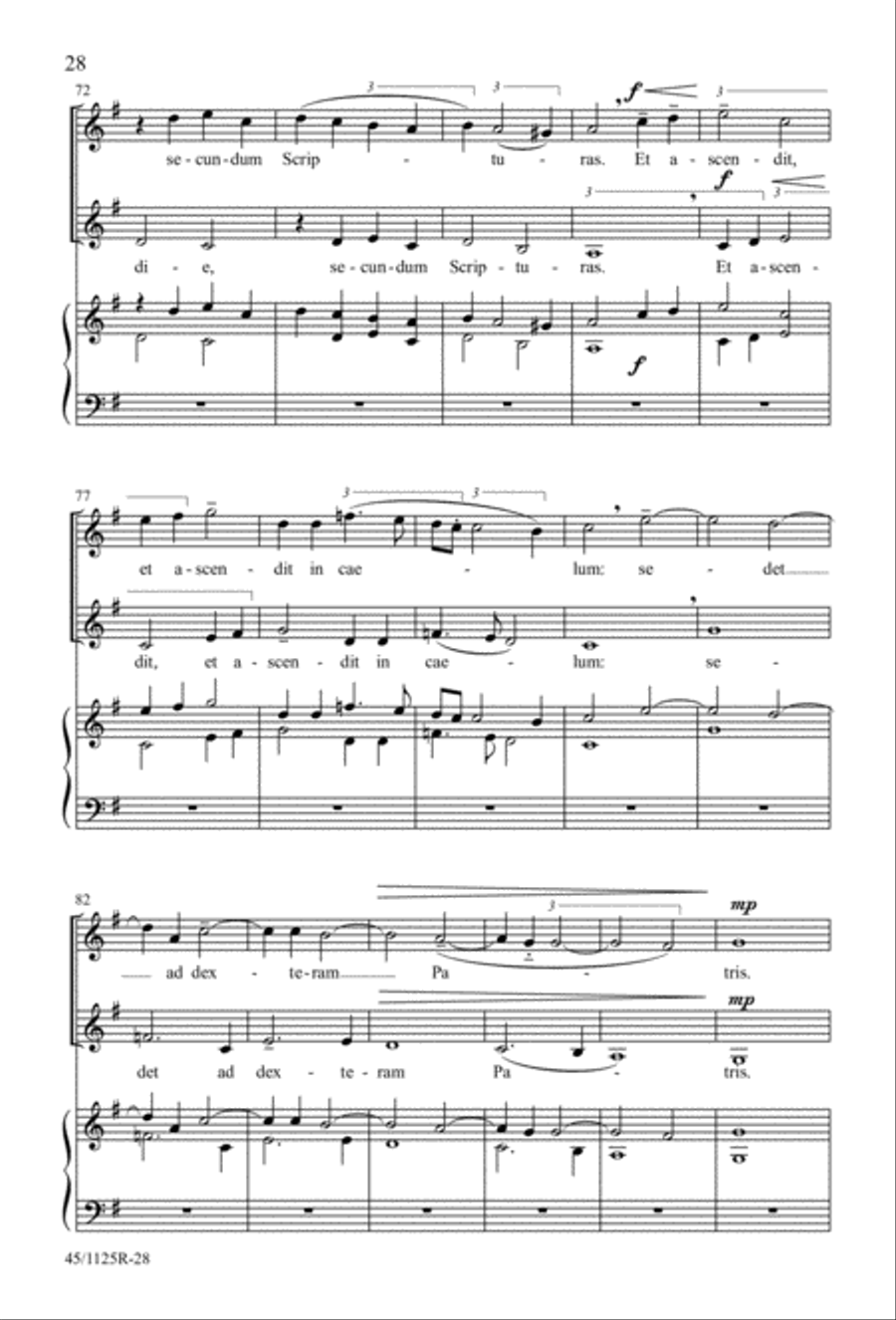 Missa super Dixit Maria Missa super Dixit Maria 4-Part scores gallery preview page 30