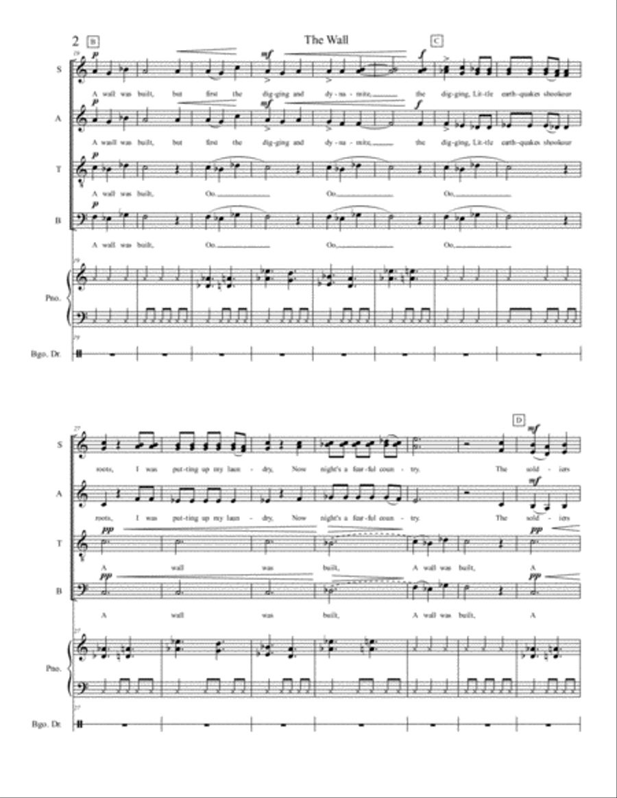 The Wall 4-Part scores gallery preview page 2