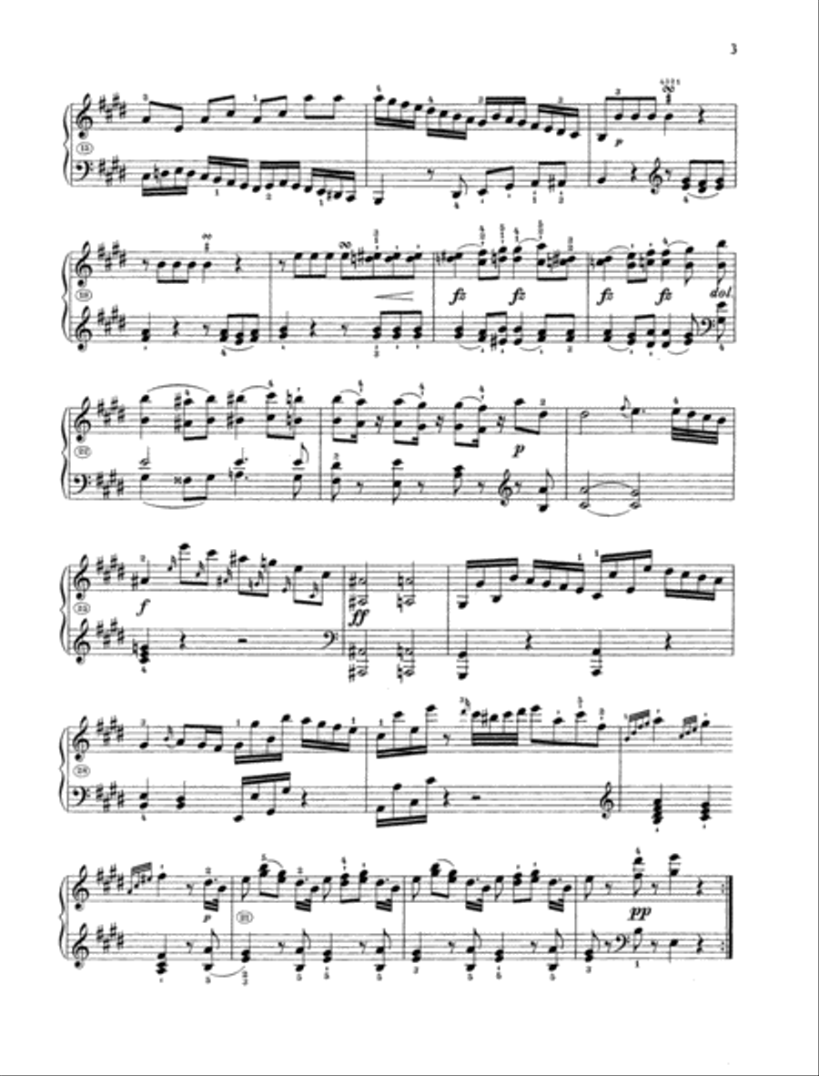 Sonata C-sharp minor, Hob. XVI:36 Piano Solo scores gallery preview page 2