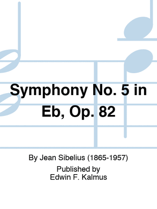 Book cover for Symphony No. 5 in Eb, Op. 82