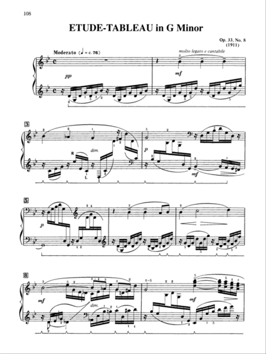 Rachmaninoff -- Selected Works Piano Solo scores gallery preview page 6